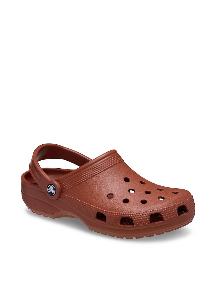 Crocs Classic Solid Clogs, Rust, onModelBack, 2 of 4