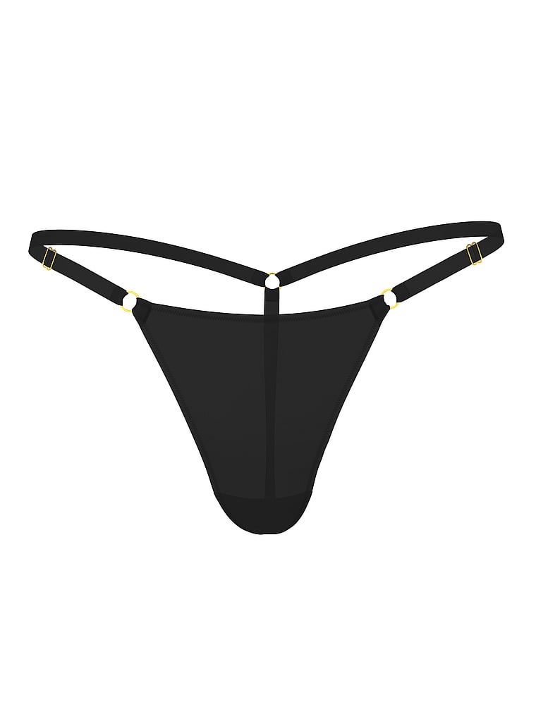 Hardware Adjustable V-String Panty