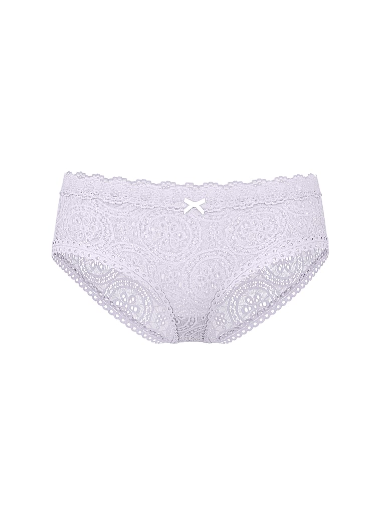 PINK Wink Eyelet Lace Cheeky Panty, offModelFront, 3 of 3
