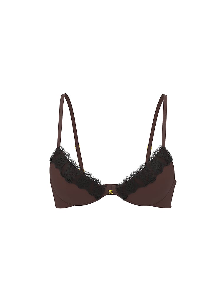 Bombshell Add-2-Cups Lace-Trim Push-Up Bra