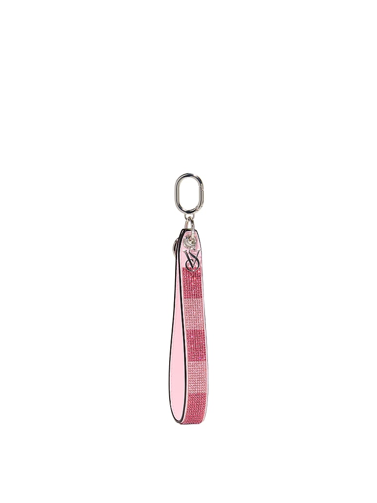 Victoria's Secret, Victoria's Secret Slim Wristlet Strap Keychain, Blush, onModelFront, 1 of 2