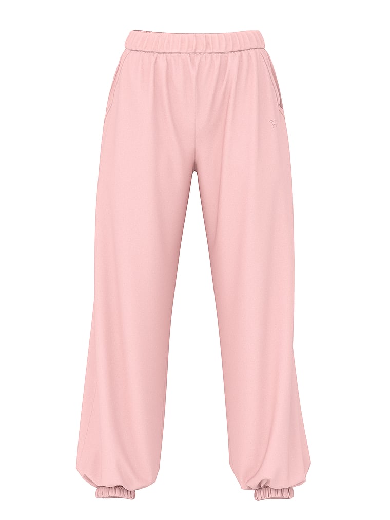 PINK Campus Fleece™ Oversized Sweatpants, Doll house, offModelFront, 3 of 3