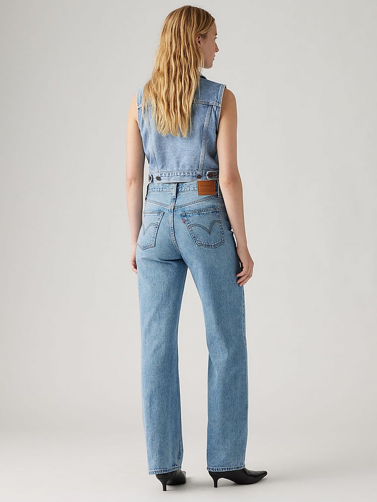 Victoria's Secret, Levi's Levi's® Ribcage Wide Leg Jeans, Far And Wide, onModelBack, 2 of 4