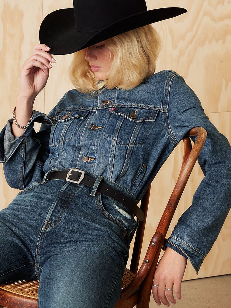 Victoria's Secret, Levi's Levi's® Women's Original Trucker Jacket, Blue, detail, 4 of 4