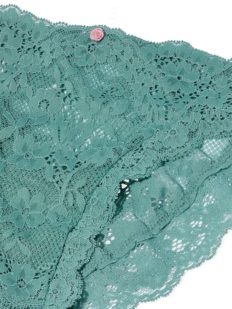 Lace-Trim Bikini Panty