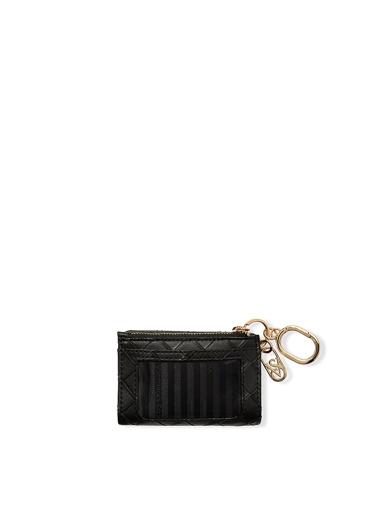 Victoria's Secret, Victoria's Secret Foldover Card Case Keychain, detail, 4 of 4