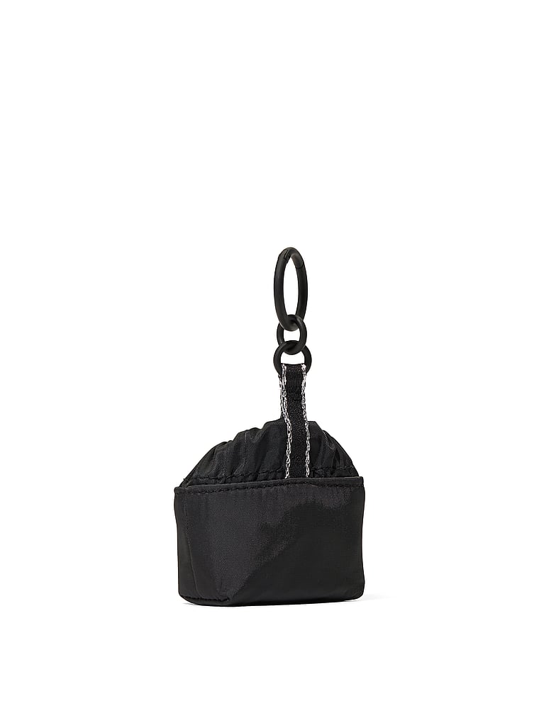 Victoria's Secret, Victoria's Secret VSX Key Pouch, Black, detail, 3 of 3