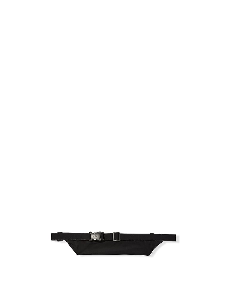 Victoria's Secret, Victoria's Secret VSX Running Belt Bag, Black, offModelBack, 4 of 4