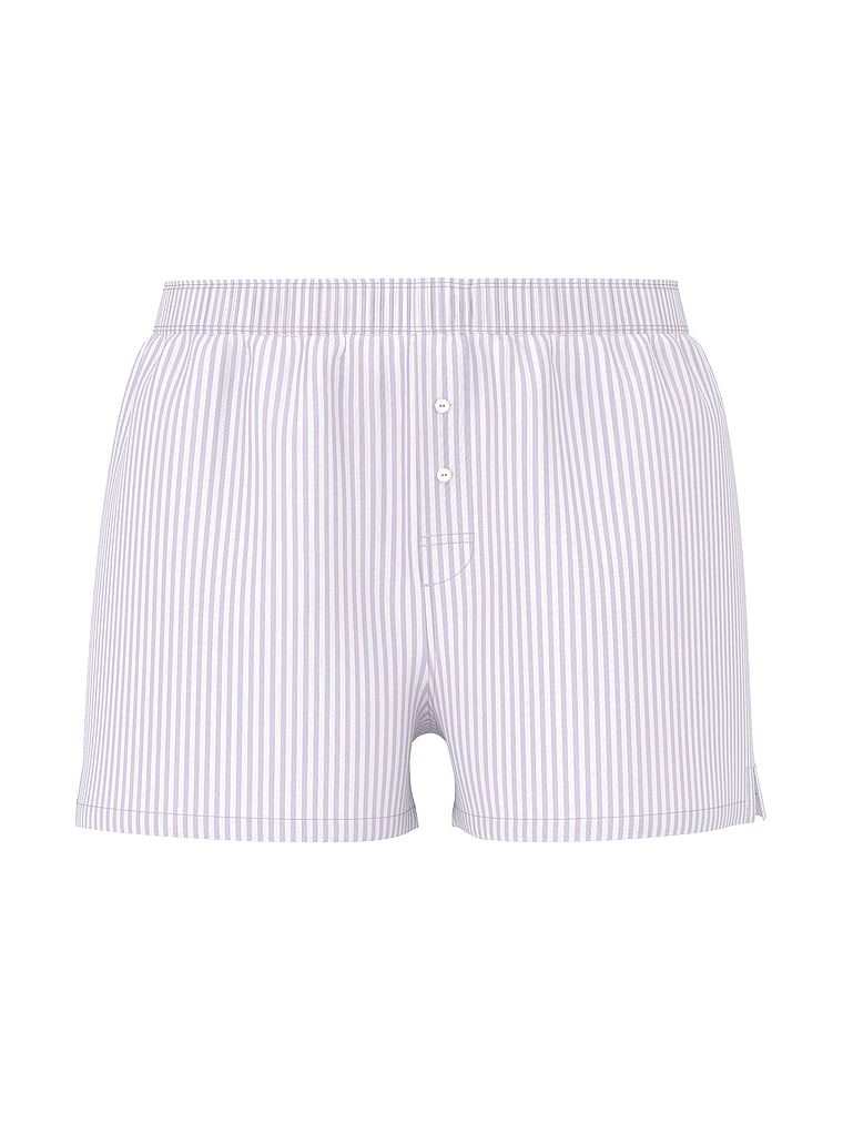 PINK TENCEL™ Boxy Pajama Shorts, offModelFront, 2 of 4