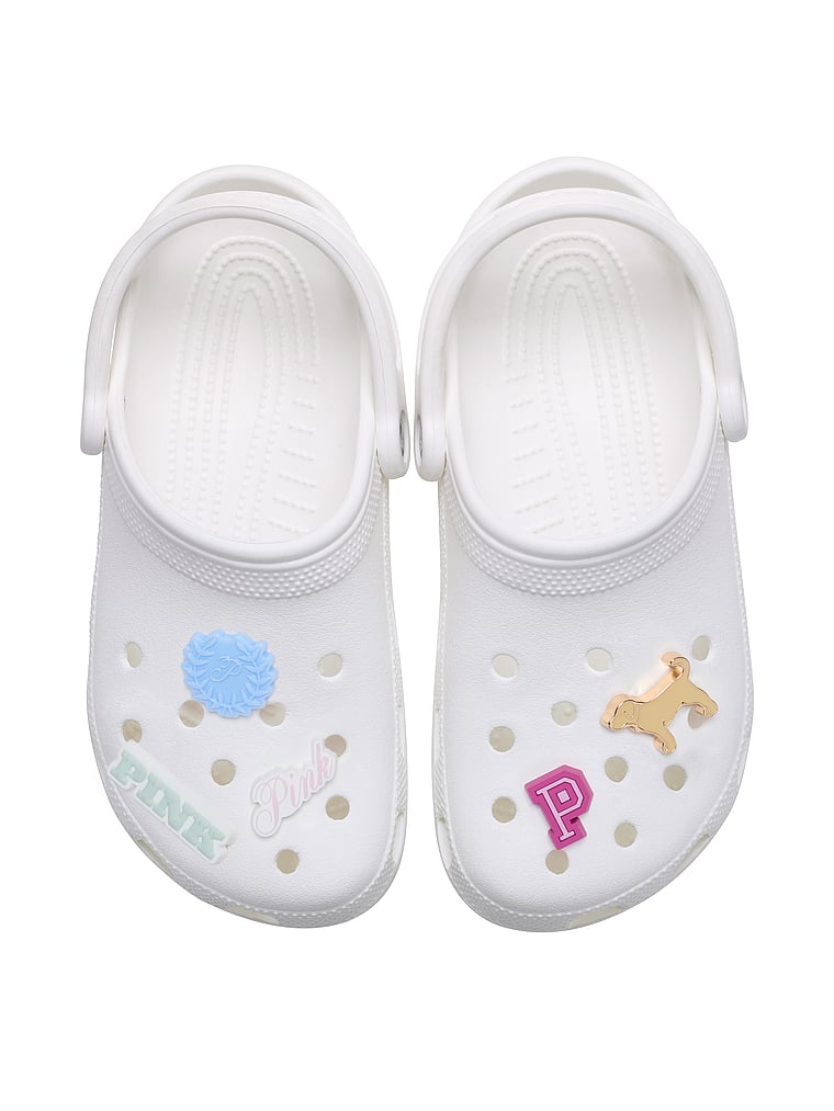 Crocs 5-Pack PINK Jibbitz™ Charms, Multicolored, onModelBack, 2 of 3