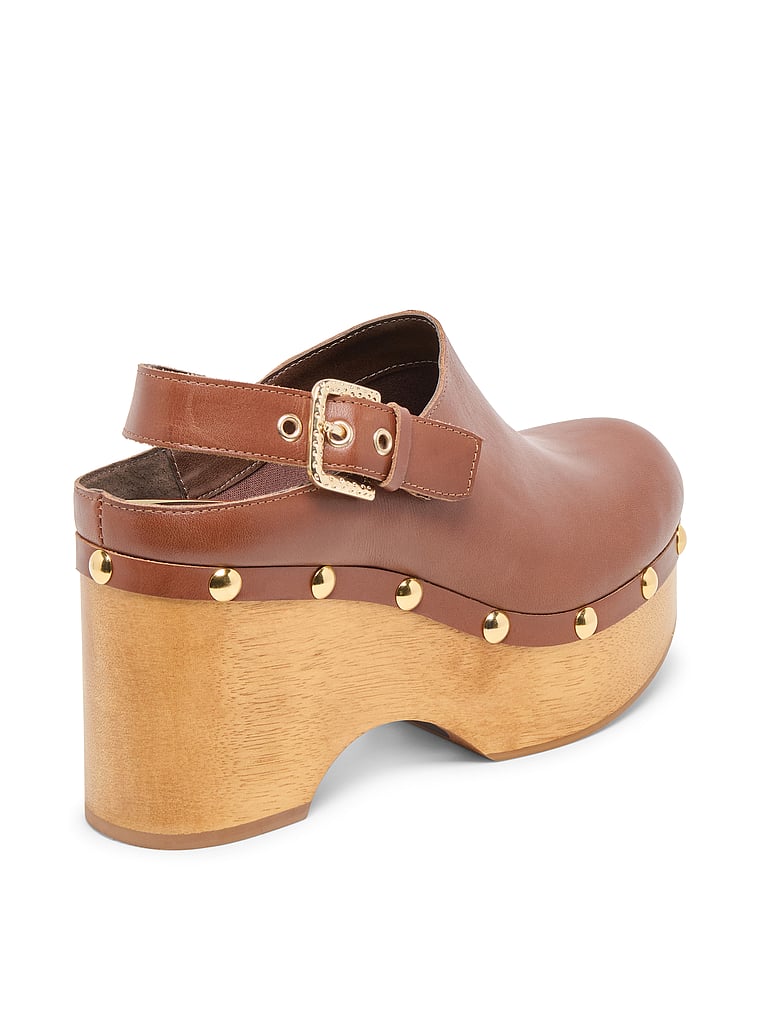 Dolce Vita Adelan Clogs, Brown, onModelBack, 2 of 4
