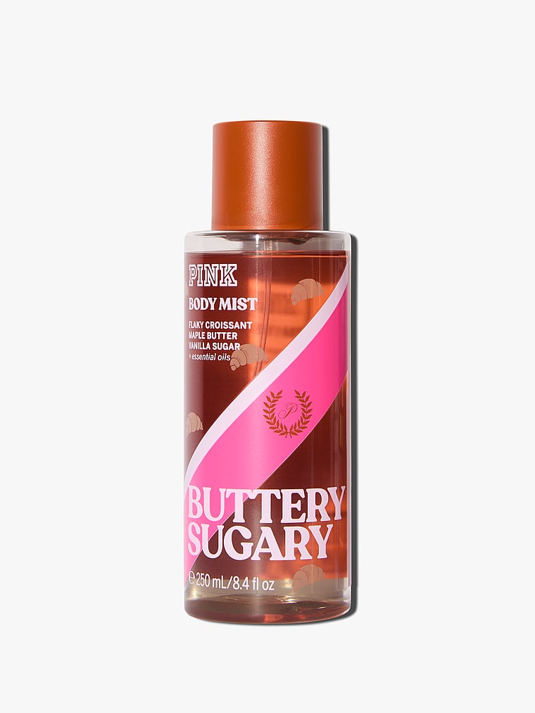 Victoria's Secret, Body Fragrance Body Mist, Buttery Sugary, onModelFront, 1 of 2