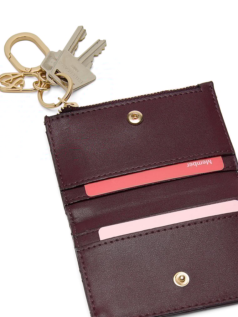 Foldover Card Case Keychain