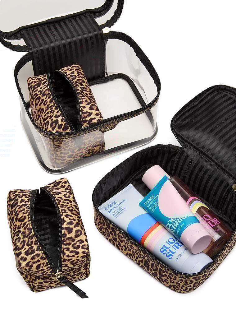 Victoria's Secret, Victoria's Secret 4-Piece Makeup Bag Set, Generic Multi, onModelBack, 2 of 4