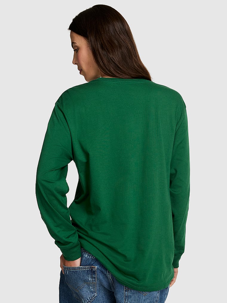 Campus Cotton Long-Sleeve Tee