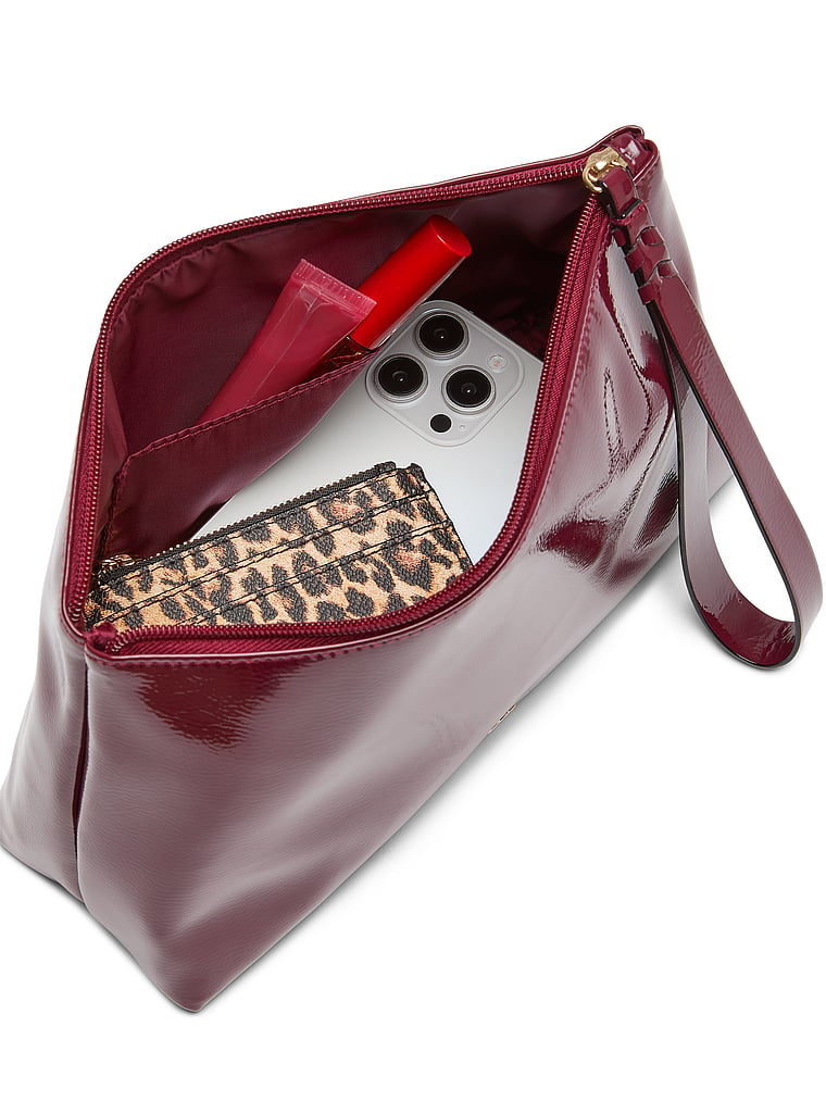 Victoria's Secret, Victoria's Secret Very Sexy Beauty Bag, Sangria Red S63, detail, 3 of 3