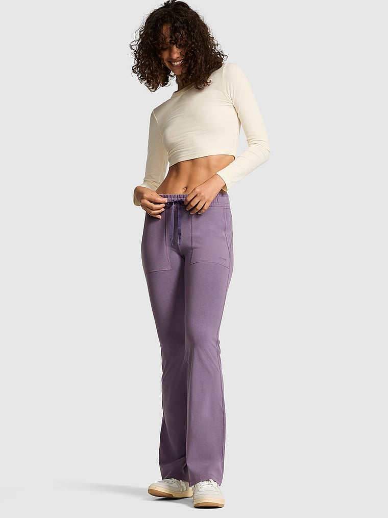 All-Day Cotton Pocket Flare Leggings