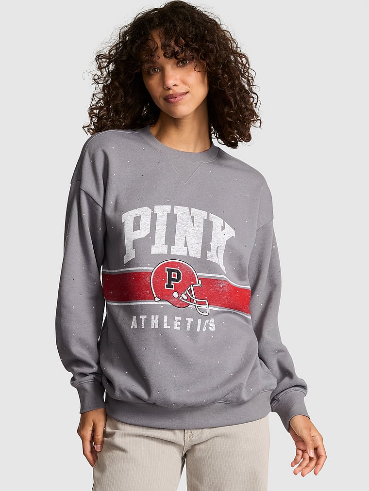 Ivy Fleece Oversized Crew Sweatshirt