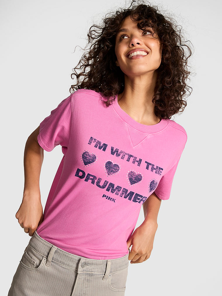 Retro Cotton Boxy Tee