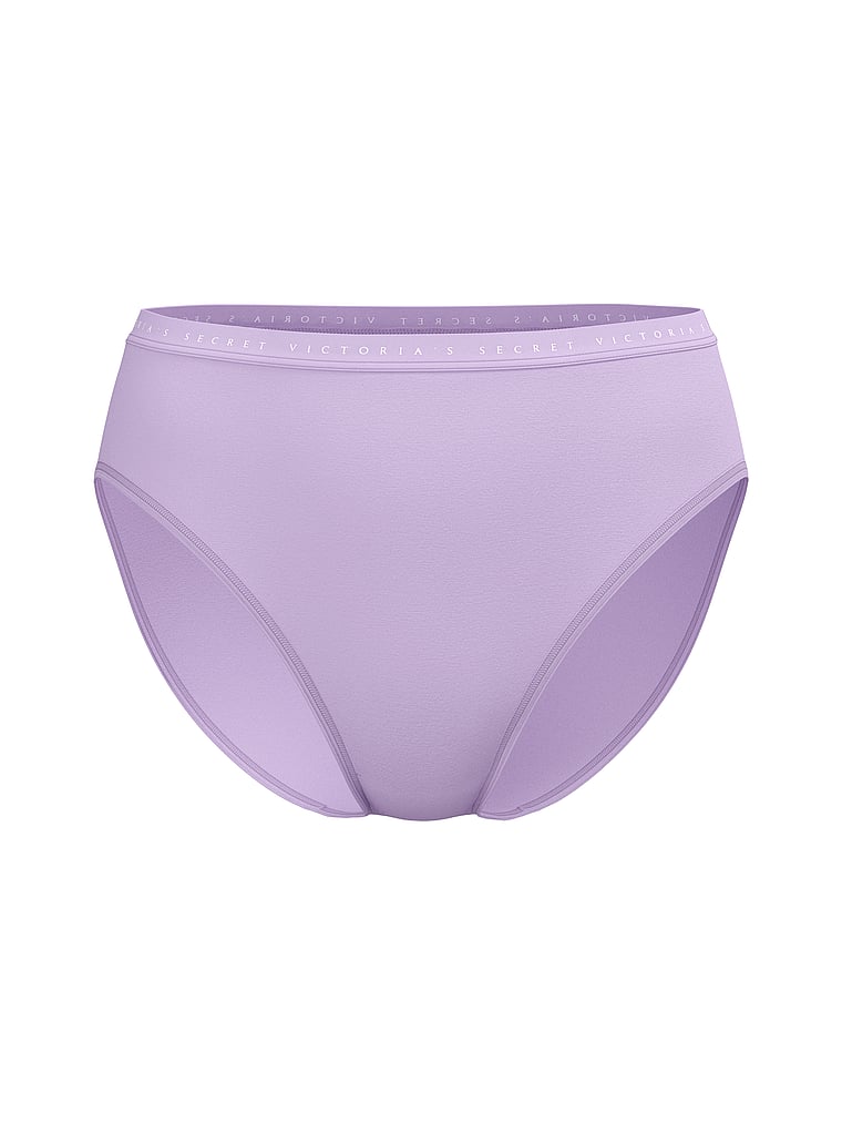 Stretch Cotton High-Leg Brief Panty