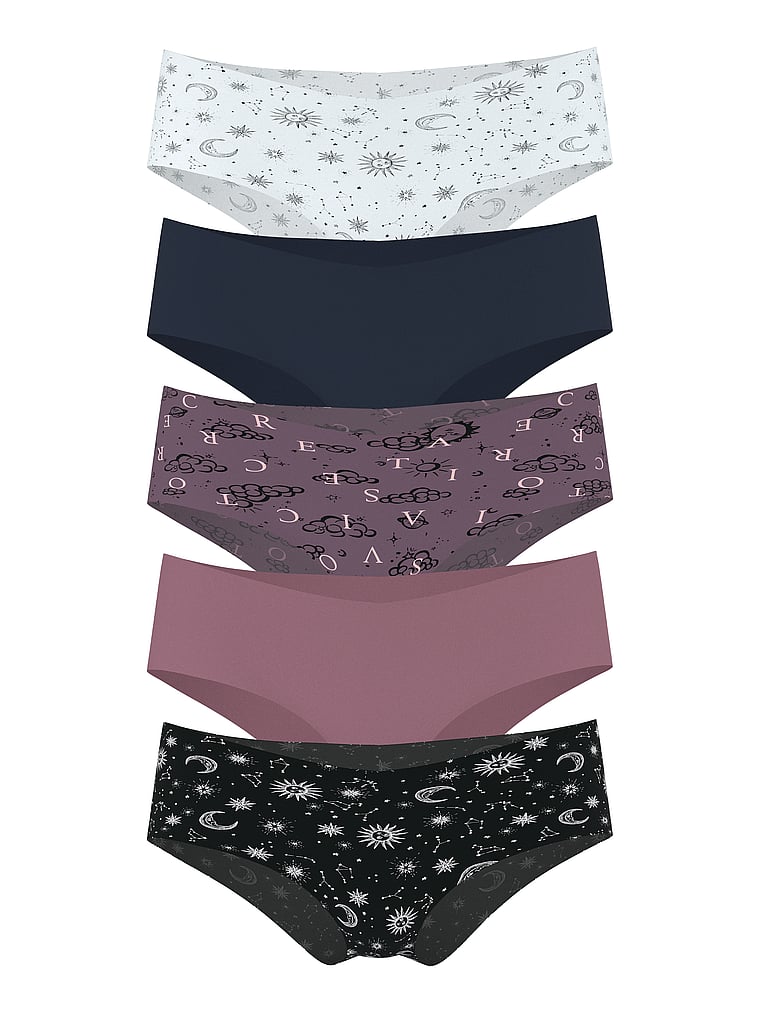5-Pack No-Show Cheeky Panties
