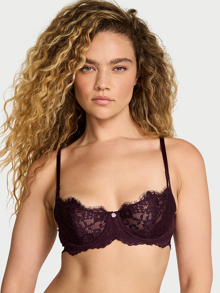 Wicked Unlined Lace Balconette Bra