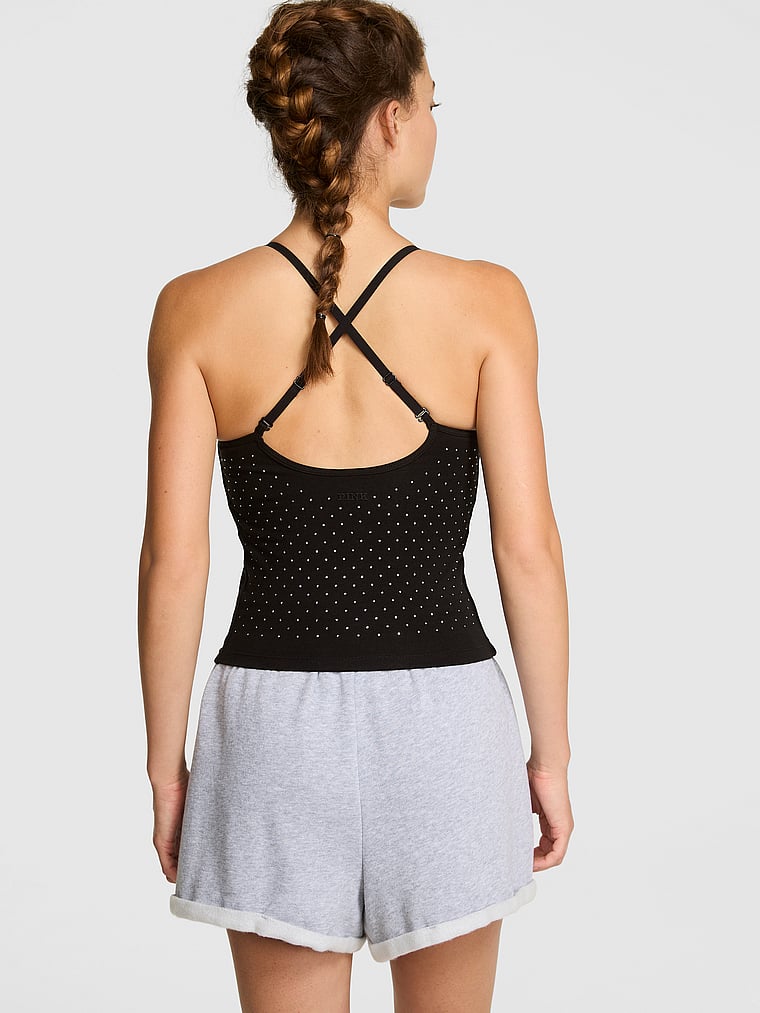 All-Day Cotton Square-Neck Bra Tank