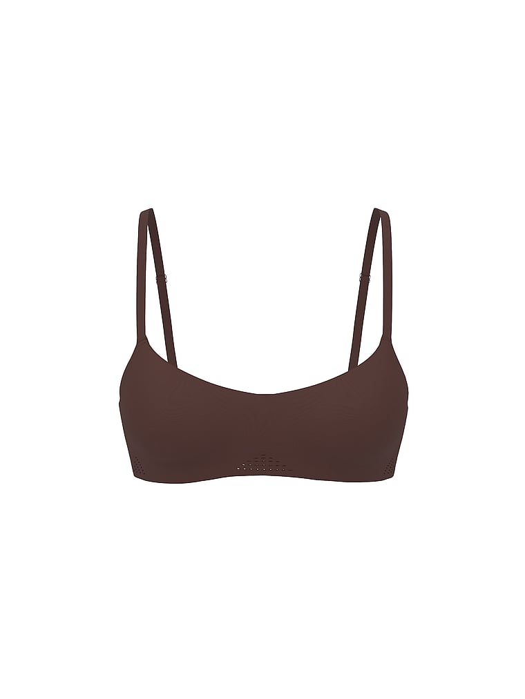 Victoria's Secret, VSX VSX Featherweight™ Light Balconette Sports Bra, Ganache, offModelFront, 3 of 3