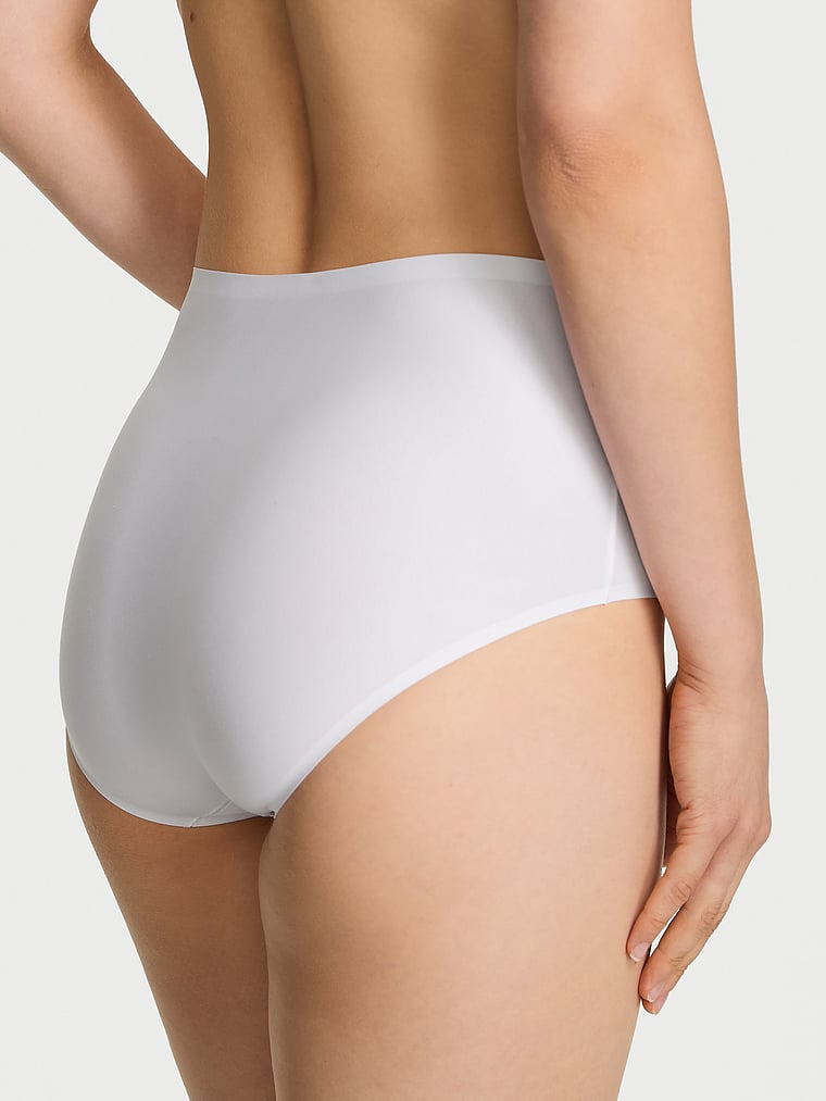 Victoria's Secret, Body by Victoria Body by Victoria Flex Shimmer Modern Brief Panty, Vs White, onModelBack, 2 of 3 Lotta is 5'10" or 178cm and wears Small