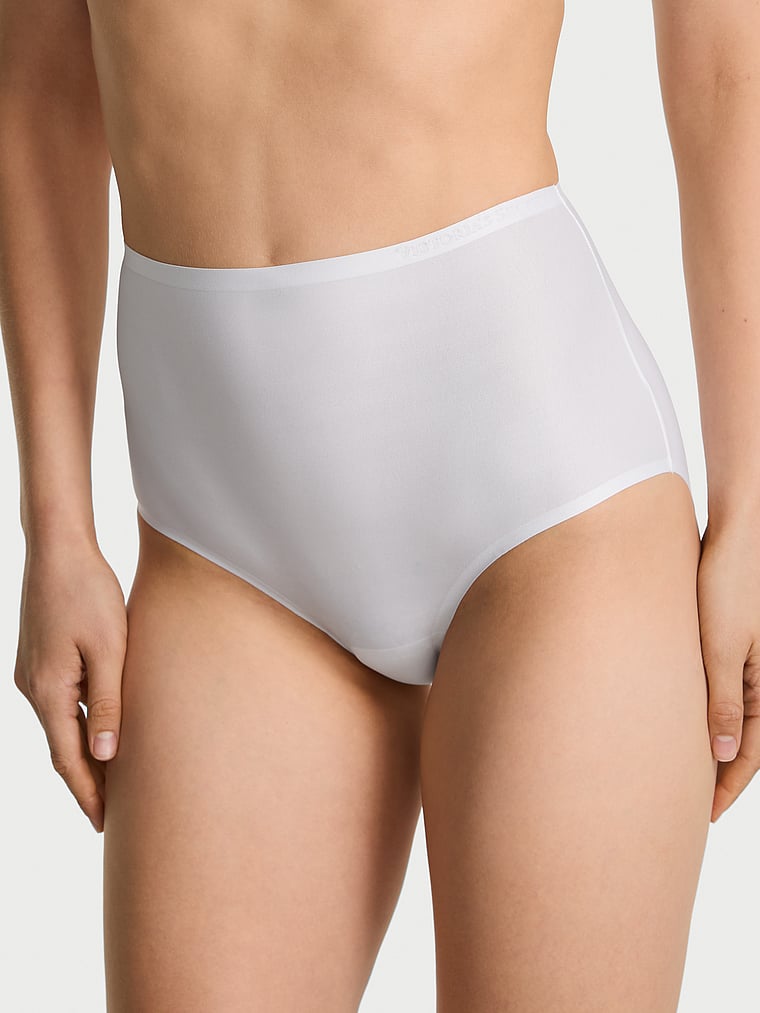 Victoria's Secret, Body by Victoria Body by Victoria Flex Shimmer Modern Brief Panty, Vs White, onModelFront, 1 of 3 Lotta is 5'10" or 178cm and wears Small