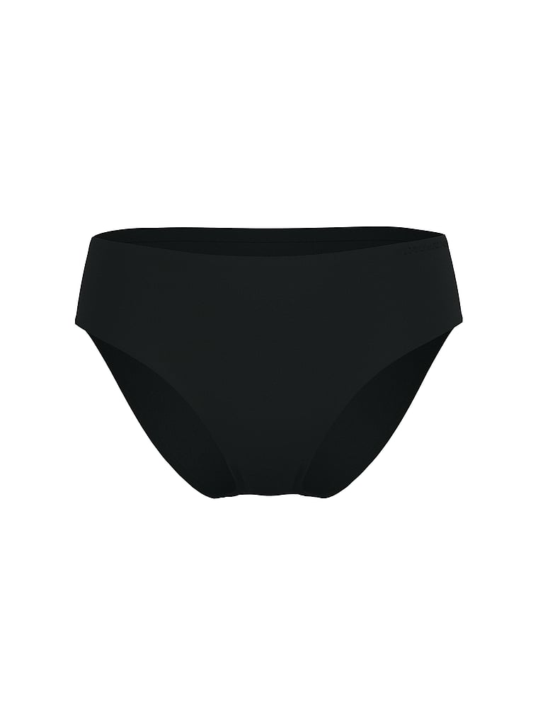 Victoria's Secret, Body by Victoria Body by Victoria Flex Mid-Rise Bikini Panty, Black, offModelFront, 3 of 3
