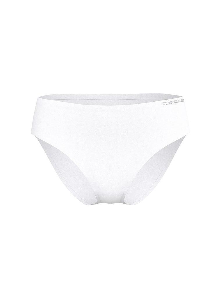 Victoria's Secret, Body by Victoria Body by Victoria Flex Shimmer Mid-Rise Bikini Panty, Vs White, offModelFront, 3 of 3