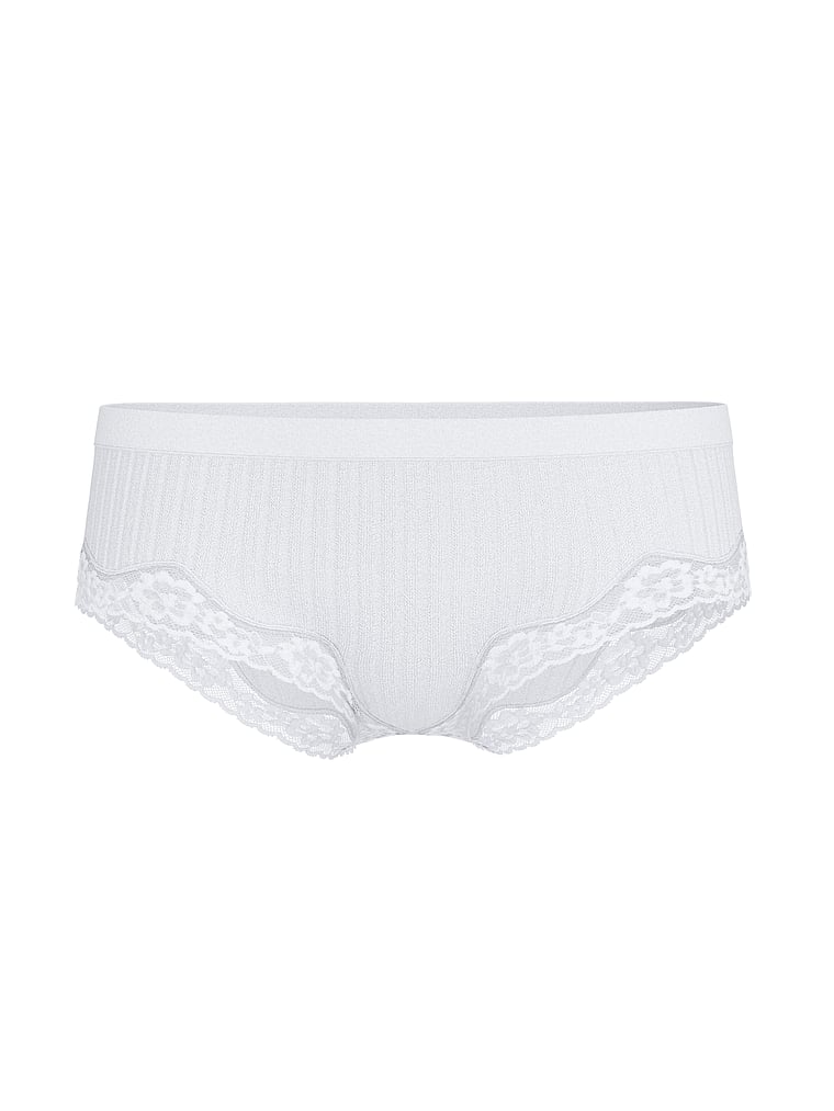 Victoria's Secret, Seamless Seamless Hiphugger Panty, Vs White, offModelFront, 3 of 3