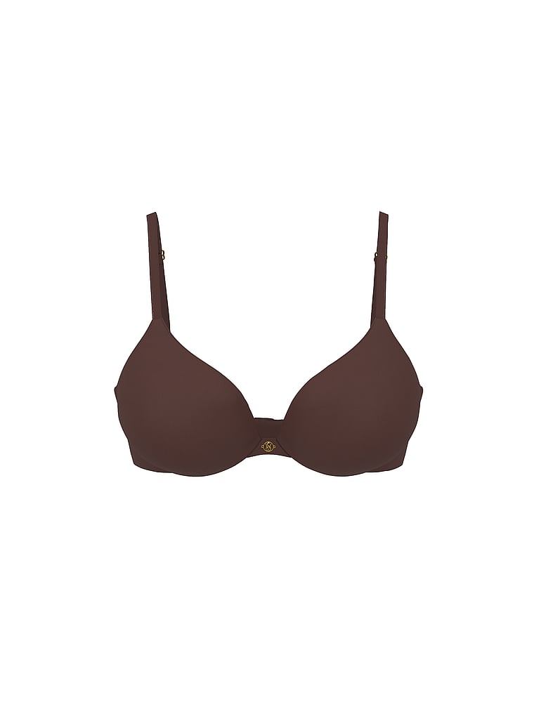 Victoria's Secret, Very Sexy So Obsessed Smooth Push-Up Bra, Ganache, offModelFront, 3 of 3