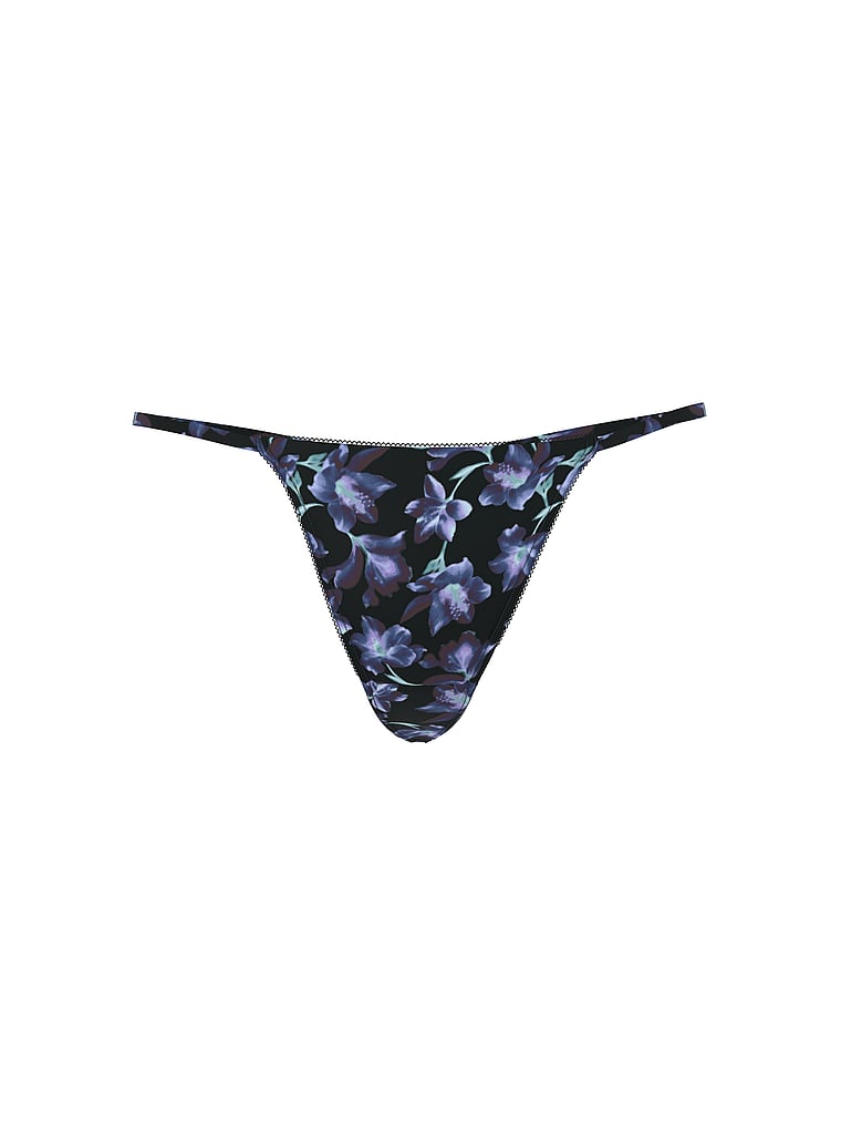 Geo Leo Mesh Ruffled String Thong Panty
