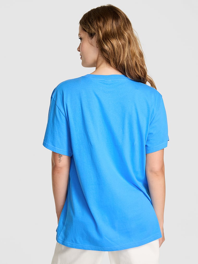 PINK Campus Cotton™ Tee, onModelBack, 2 of 3