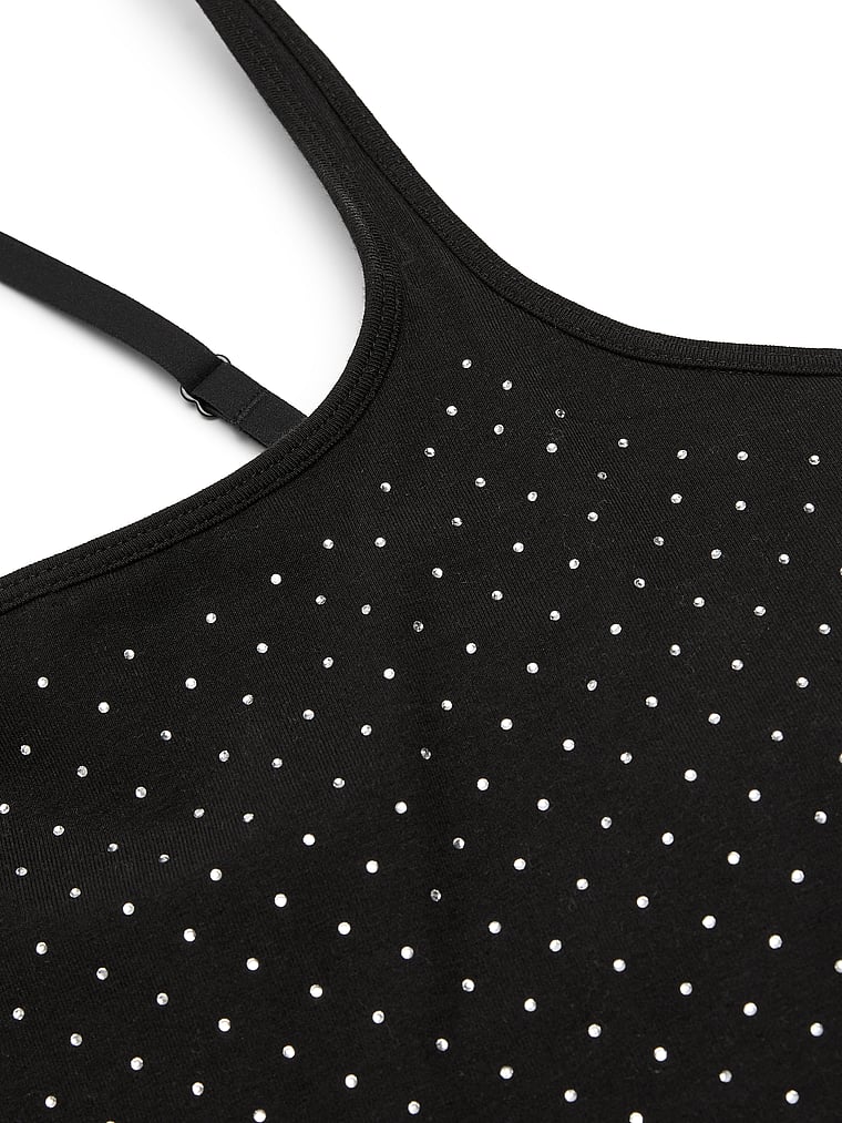 All-Day Cotton Square-Neck Bra Tank
