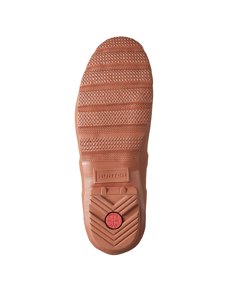 Victoria's Secret, Hunter Original Tall Rain Boots, Mocha, offModelFront, 3 of 4