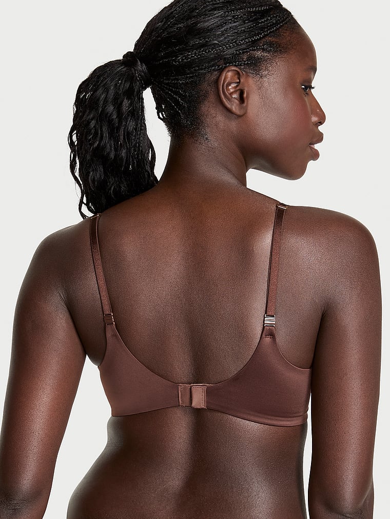 Victoria's Secret, Very Sexy So Obsessed Smooth Push-Up Bra, Ganache, onModelBack, 2 of 3