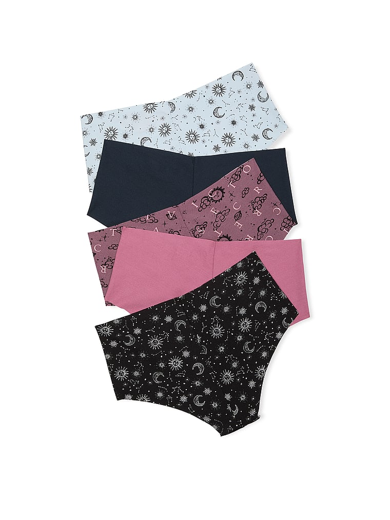 5-Pack No-Show Cheeky Panties