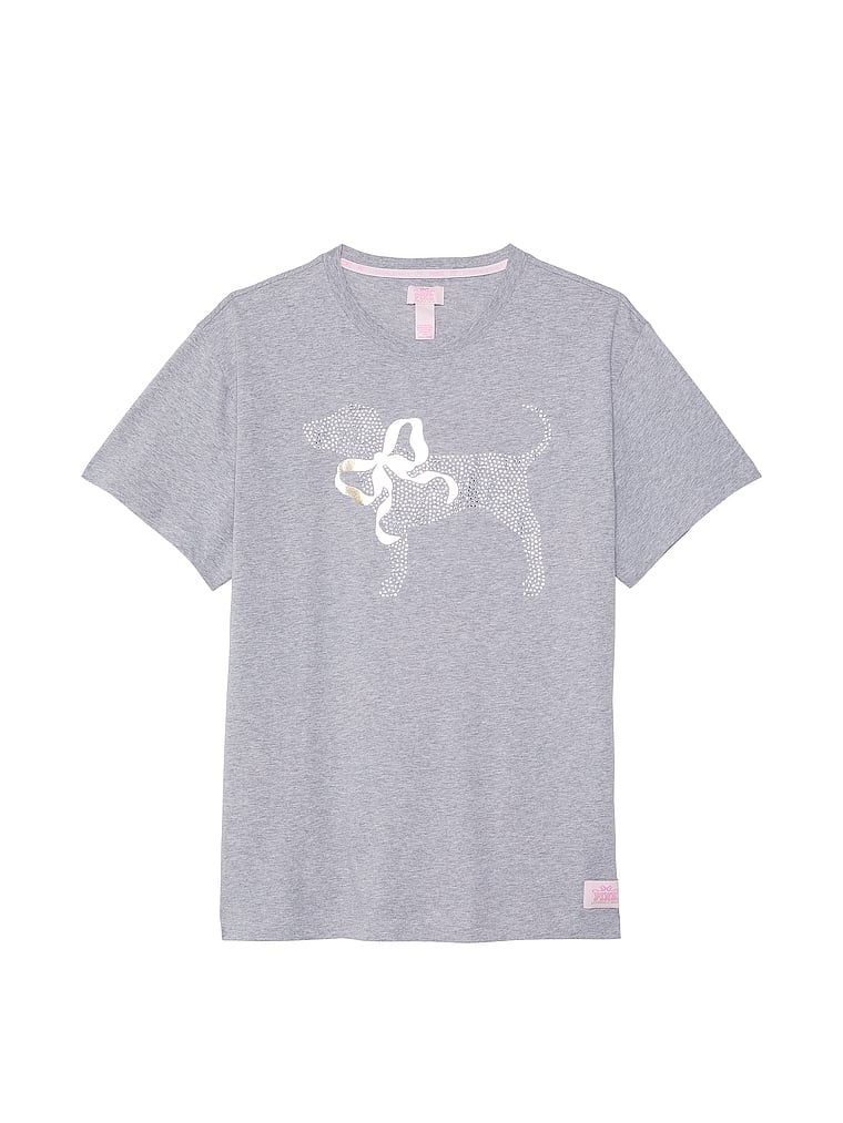PINK x LoveShackFancy Campus Cotton Tee