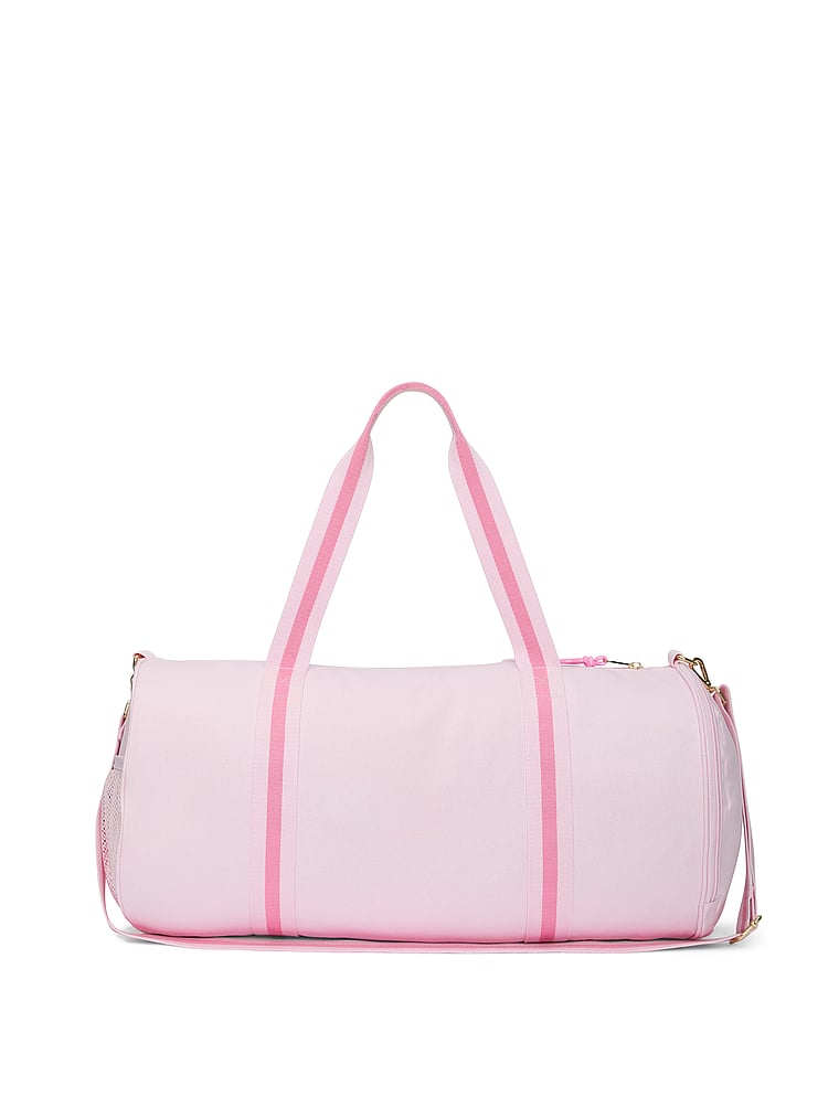 PINK X LoveShackFancy PINK x LoveShackFancy Duffle Bag, Pink Tulip, onModelBack, 2 of 4