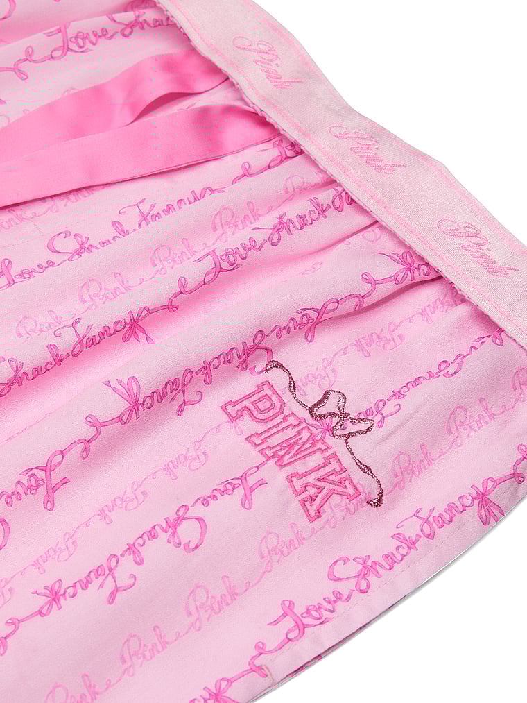 PINK x LoveShackFancy Silky Sleep Pants