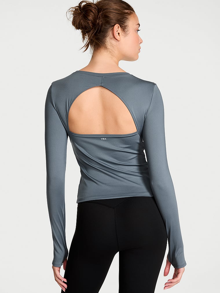 VSX Essential Long-Sleeve Cut-Out Top