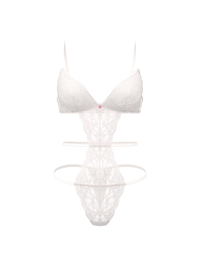 Dare to Dream Lace Strappy Triangle Teddy