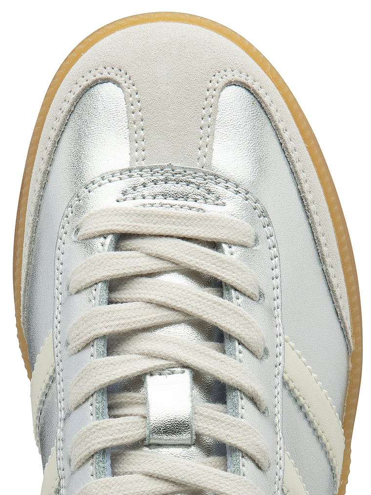 Gola Viper Metallic Sneakers, Silver/Off White/Gum, detail, 3 of 3