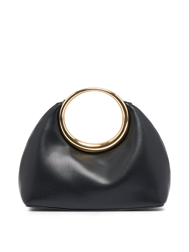 Alina Black Leather Bag