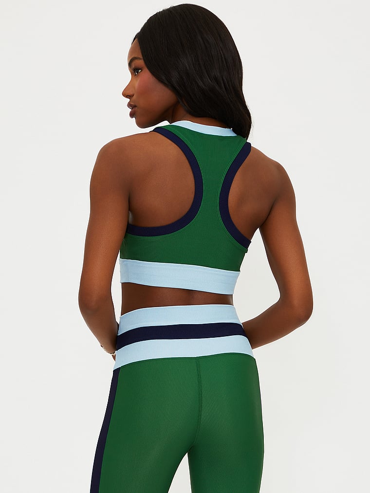 Victoria's Secret, Beach Riot Gwen Top, Ivy Colorblock, onModelBack, 2 of 4