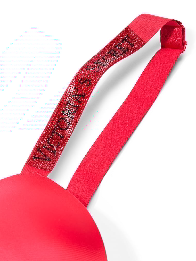 Logo Shine Strap Push-Up Bra