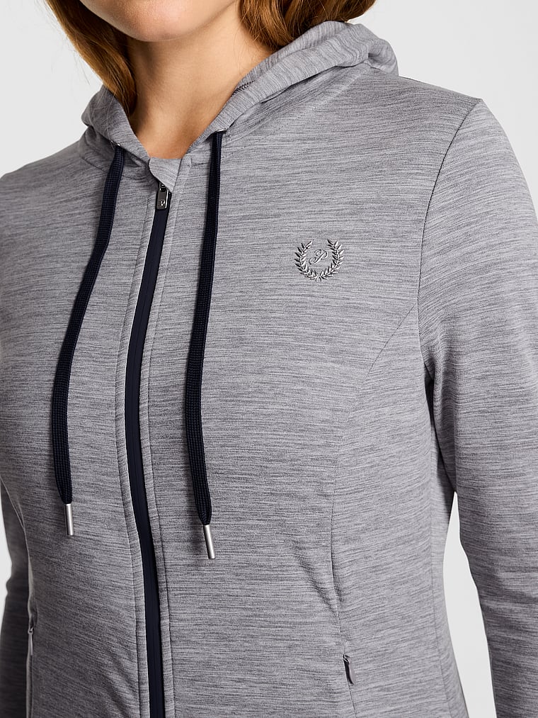 PINK Relay Full-Zip Hoodie, detail, 3 of 4